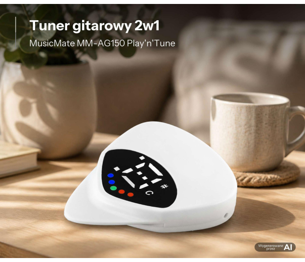 MusicMate Tuner gitarowy 2w1 MM-AG150 Play'n'Tune - 1588259 - zdjęcie 5